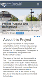 Mobile Screenshot of oregonpassengerrail.org